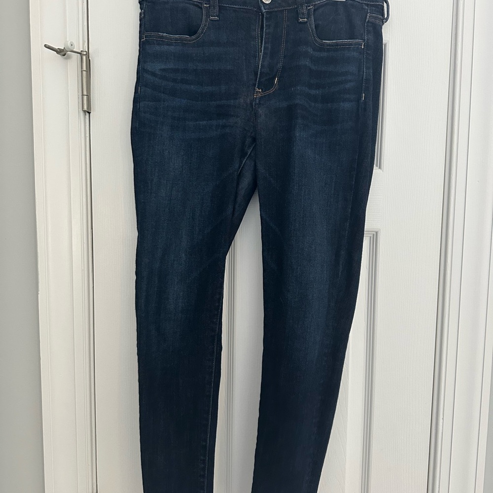 American Eagle Outfitters Dark Indigo Skinny Jeans